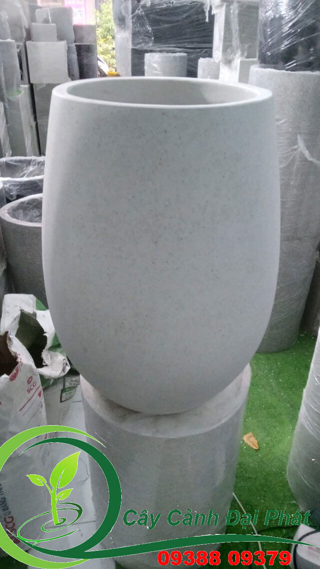 chậu đá mài hình trứng bầu